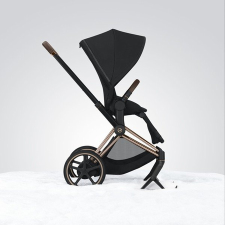 Cybex ePRIAM Rama w zestawie ze Stelażem Siedziska Chrome + Czarny E-PRIAM