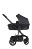 Easywalker Harvey 2 Wózek Głęboko-Spacerowy Night Black (zawiera stelaż, siedzisko z budką i pałąkiem) 