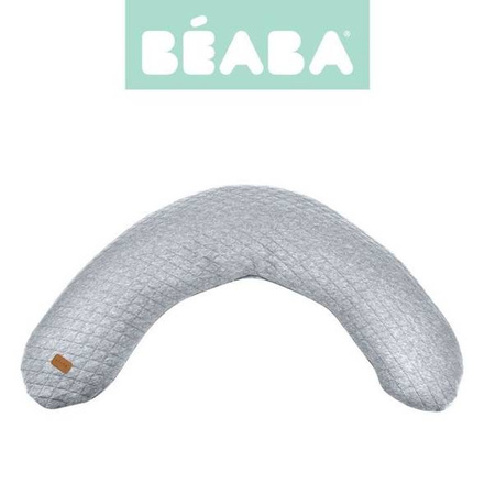 Beaba Ergonomiczna Poduszka Rogal Dla Kobiet W Ciązy i Karmiących Big Flopsy Fleur de Coton Heather Grey