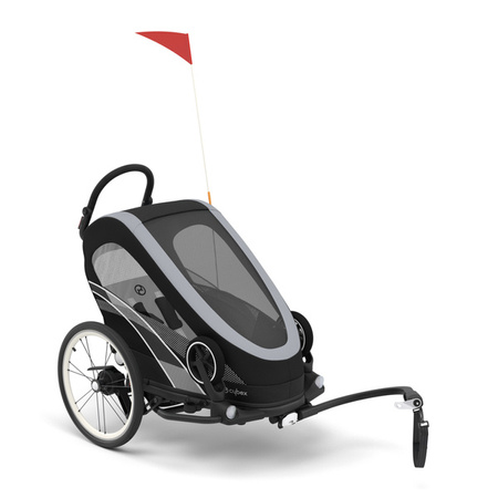 Cybex Zeno Bike Przyczepka Rowerowa All Black