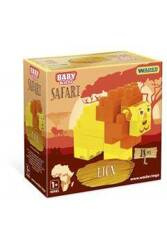 Wader Klocki Safari Baby Blocks Lew