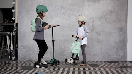 Scootandride Highwaykick 5 LED Hulajnoga Składana Ze Świecącymi Kółkami 5+  Forest