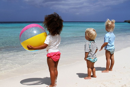 Lassig Koszulka T-shirt do pływania Sailor navy UV 50+