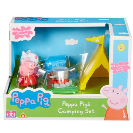 Tm Toys Peppa Zestaw kemping+figurki i akc. 06389