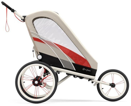 Cybex Zeno Wielofunkcyjna Przyczepka Do Biegania Do Roweru Cybex Sports Powder Pink by Anna Lewandowska