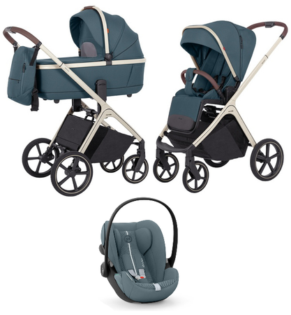 Carrello Vector CRL-6550 2025 Wózek Głęboko-Spacerowy + Cybex Cloud G I - Size Fotelik Samochodowy