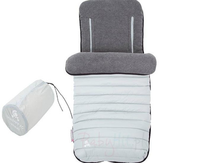 CuddleCo Comfi-Snug Śpiworek Wkładka 2w1 do Wózka   Jasnoszary