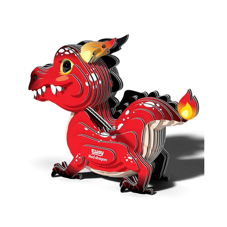 Eugy Eko 3D Układanka Czerwony Smok