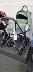 Cybex E-Priam 4.0 Wózek Głęboki Leaf Green Rama Matt Black