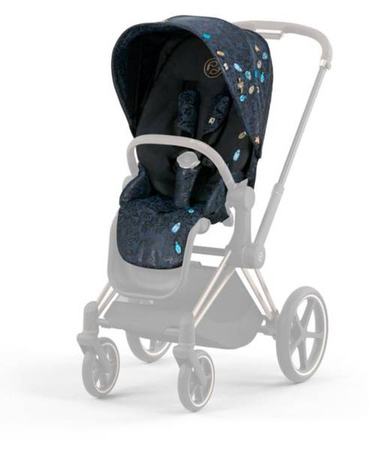 Cybex Priam 4.0 Wózek Głęboko-Spacerowy + Fotelik Samochodowy Cloud T 0-13kg + Baza T Jewels of Nature