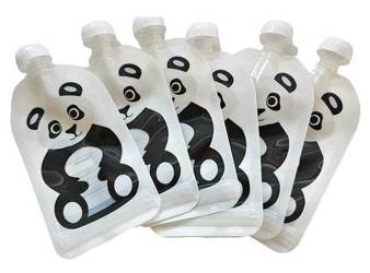Fill'n Squeeze Saszetki Wielorazowe z Podwójnym Zipem 6 szt