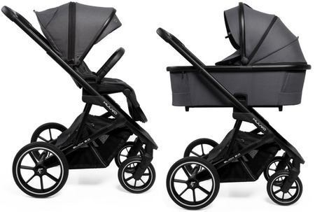 [OUTLET] Muuvo Slick 2.0 Wózek Głęboko-Spacerowy Iron Graphite