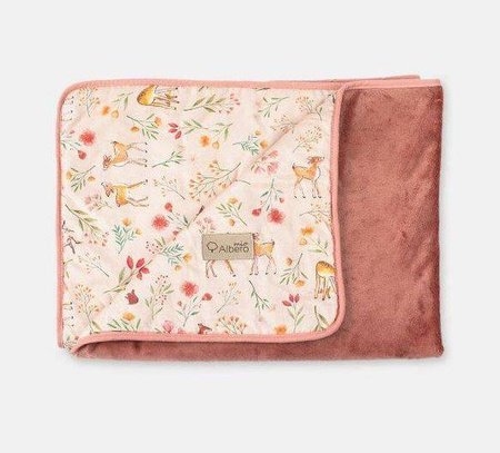 Albero Mio Kocyk Pluszowy Kwiecista Polana F001