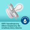 Canpol babies Smoczek silikonowy 0-2m symetryczny MINI 2szt. Pink