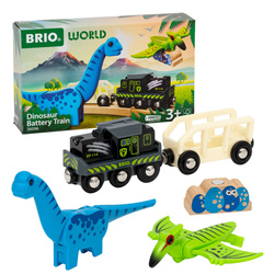 Brio Dino Pociąg Na Baterie z Dinozaurami