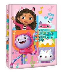 Kids Euroswan Pamiętnik muzyczny na kod - Koci domek Gabi