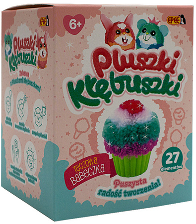 Epee Pluszki Kłębuszki Tęczowa Babeczka