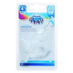Canpol Babies Smoczek silikonowy okrągły, 2 szt 18/118