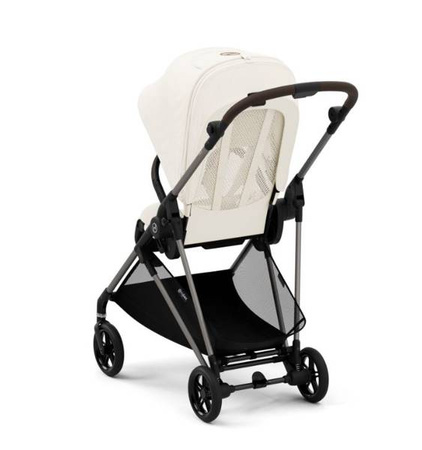 Cybex Melio New Wózek Spacerowy Rama Taupe Cotton White