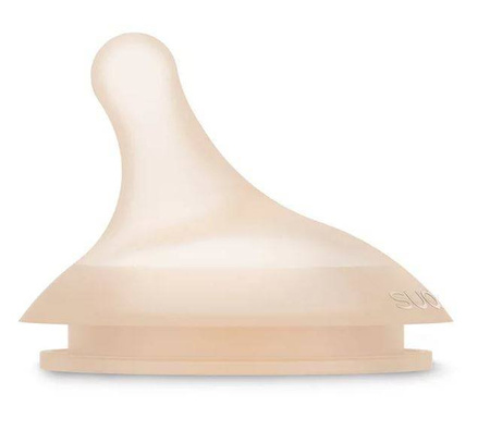 Smoczki do Butelek ZERO ZERO Rozmiar S  Przepływ Wolny 2 szt. Suavinex ZERO ZERO