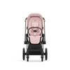 Cybex Priam 4.0 Wózek Głęboko-Spacerowy + Fotelik Samochodowy Cloud T 0-13kg Peach Pink