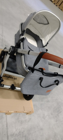 [OUTLET]  Kinderkraft Veo Wózek Wielofunkcyjny 3w1 Grey