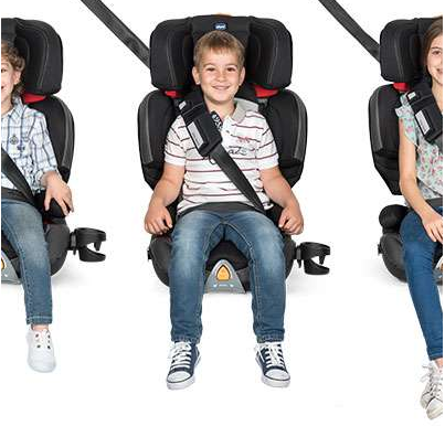 Chicco Oasys 2-3 Fix Plus Evo Fotelik Samochodowy 15-36kg Jet Black