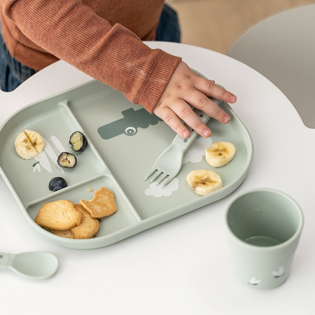 Done by Deer Mini Mug Foodie Kubek Dla Dziecka Croco Green 135ml