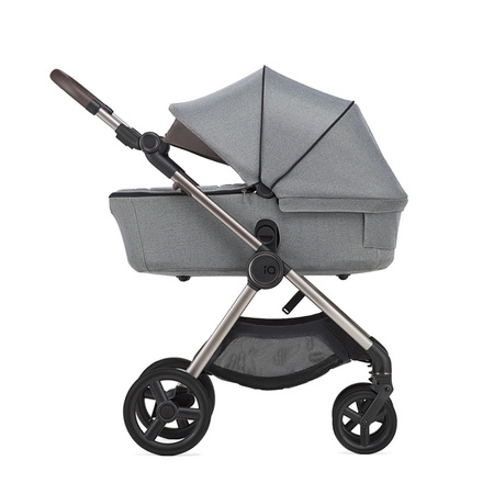 Anex IQ Premium New Transfarmation Wózek Głęboko-Spacerowy Pure + Cybex Aton B2 i-Size Fotelik Samochodowy 0-13kg + Baza One Volcano Black