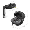 Kinderkraft Zestaw 3w1 Endura Safe Modular System Fotelik Samochodowy 0-36 kg Szary