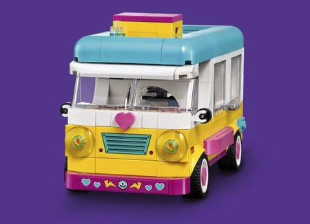 Lego Friends Leśny Mikrobus Kempingowy i Żaglówka