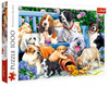 Trefl Puzzle 1000 el. Psy W Ogrodzie 