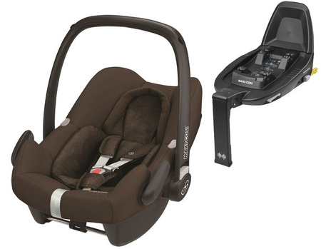 Maxi Cosi Rock I-Size Fotelik Samochodowy 0-13 kg + Maxi-Cosi Baza Family Fix2 Nomad Brown