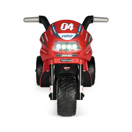 PegPerego Mini Ducati Evo Motor Trójkołowy Od 1 Roku na Akumulator 6V