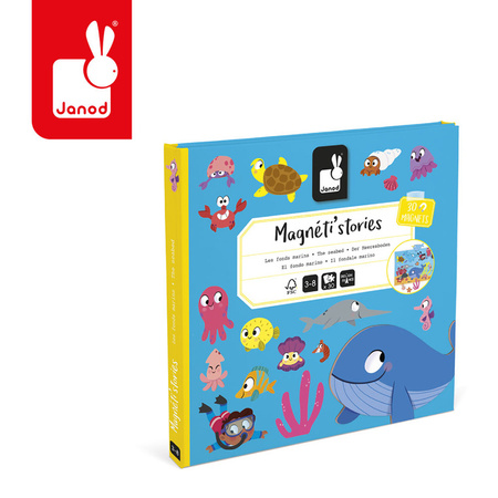 Janod Magnetyczna układanka Podwodny świat Magneti'stories 3+