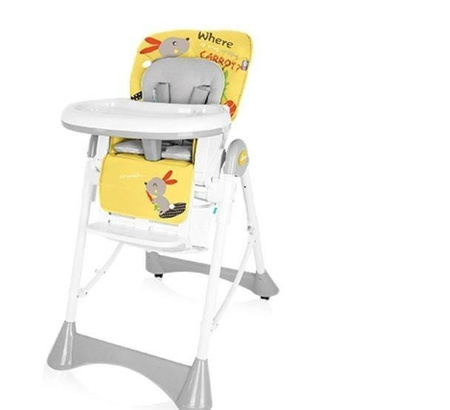 Baby Design Pepe Krzesełko do Karmienia  Żółty