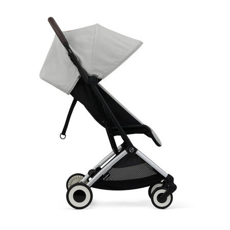 Cybex Orfeo Wózek Spacerowy Rama Srebrna Lava Grey + Pałąk 