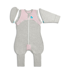 Love To Dream Transition Suit Piżama Przejściowa - Szary/Różowy - roz M - ETAP 2-1.0 TOG Orig