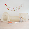 3 Sprouts Zestaw Namiotów Dla Dzieci z Tunelem 3w1 Terrazzo Beige