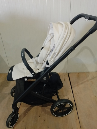 Cybex Balios S Lux Wózek Spacerowy Czarna Rama Seashell Beige