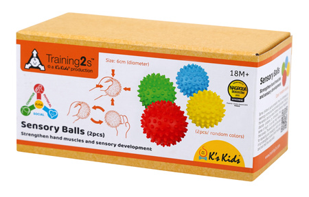 Training2s Piłeczki Sensoryczne 2szt