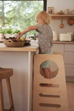 [OUTLET] Baby Wood Kitchen Helper S Naturalny 