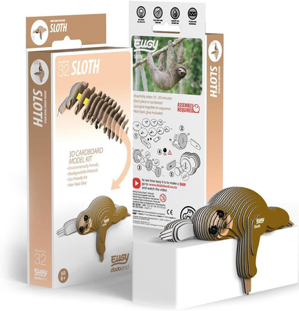 Eugy Eko 3D Układanka Leniwiec