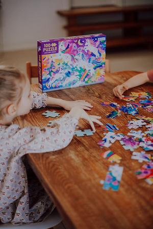 Mudpuppy Puzzle Magiczne jednorożce 100 elementów 5+