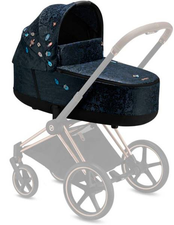 Cybex e-Priam 4.0 Wózek Głęboko-Spacerowy Rama + Tapicerka + Gondola 2w1 Jewels of Nature