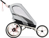 [OUTLET] Cybex Zeno Wielofunkcyjna Przyczepka Do Biegania Do Roweru Cybex Sports Silver Pink