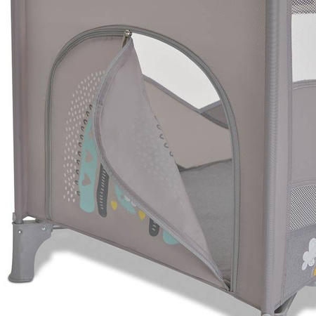 Espiro Dream Łóżeczko Dziecięce z Przewijakiem 117 Graphite Sketch