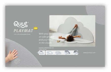 Quut Playmat Mata do Zabawy Duża Chmurka  Pearl Gray