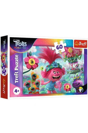 Trefl Puzzle 60 el. W Muzycznym Świece Troli