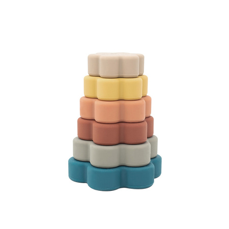 Olmitos Wieża Silikonowa Kwiatki Wielokolorowa